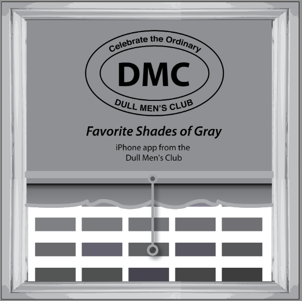 Day 12 – – “50 Shades of Gray” – – free iPhone app from the DMC