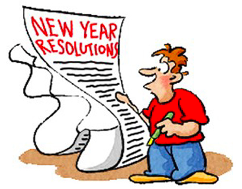 New Year’s Resolutions — already abandoned? — decided you’re OK the way you are?