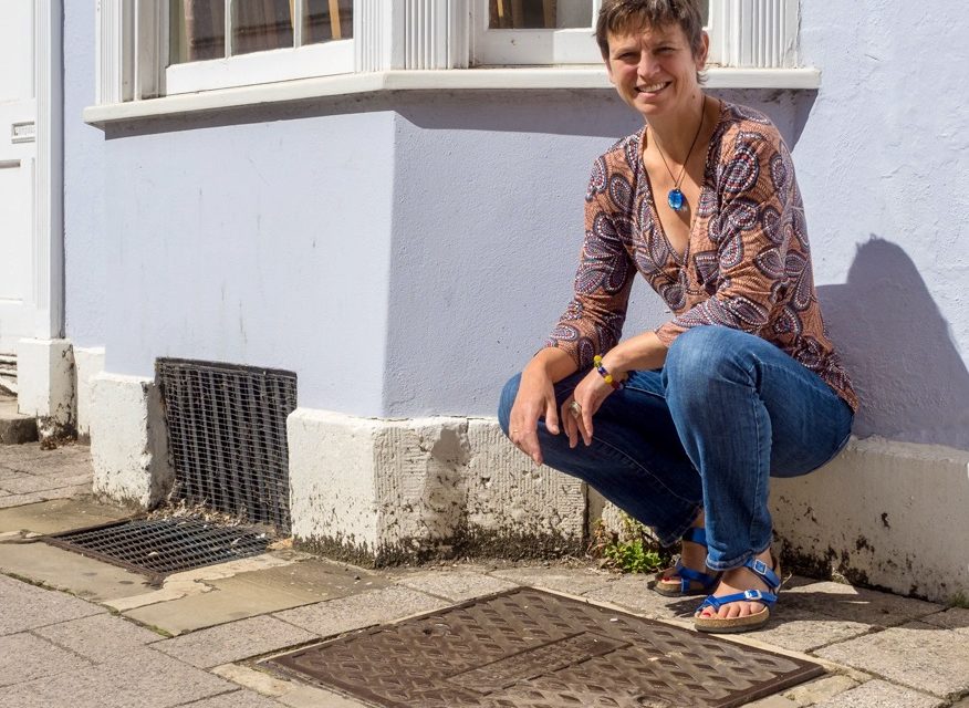 BBC Radio West Midlands’ Mollie Green interviews Liz Woolley and her manhole covers in Oxford