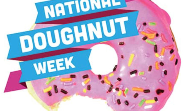 it’s underway now: National (UK) Doughnut Week — started Saturday 8 May