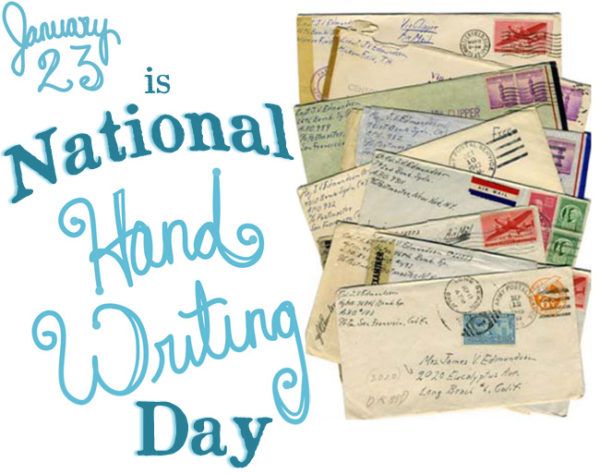 National Handwriting Day (USA) — John Hancock’s b’day — Sunday, January 23