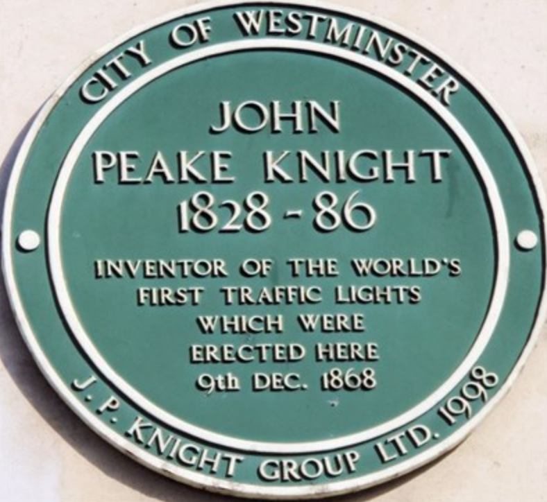 Anniversary of First Traffic Light in UK — installed 9 December 1868