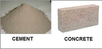 "Concrete" versus "Cement" — topic for DMC meetings